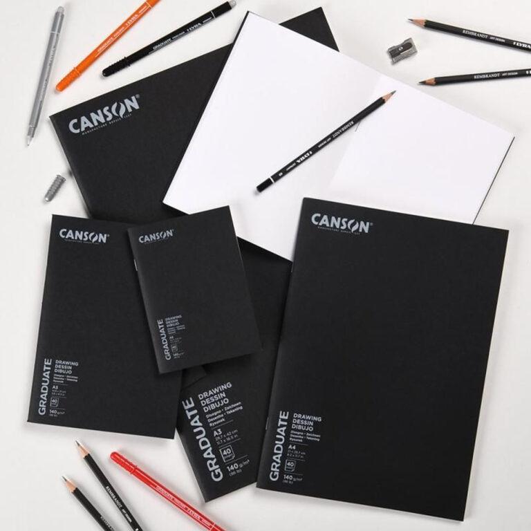 Canson Graduate Sketch Drawing Pad 140g 40 Sheets Croco