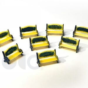 Yellow Garden Chairs 1:100