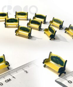 Alternative view of Yellow Garden Chairs 1:100