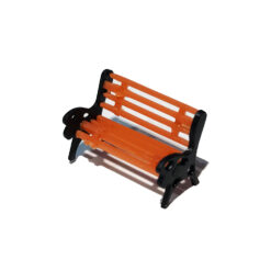 Alternative view of Brown Garden Bench Chairs (2pcs)