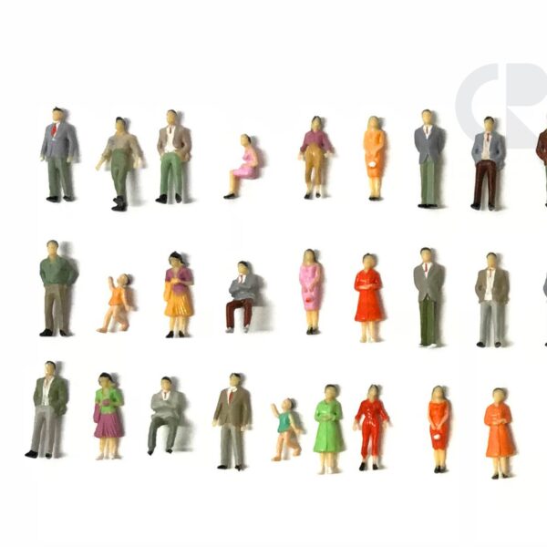 Colored Human Figures 1:50 (5 pcs)
