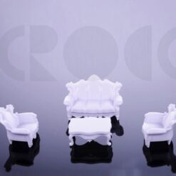 Set of Sofa + 2 Chairs + Table