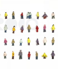 Alternative view of Colored Human Figures 1:200 (10 pcs)