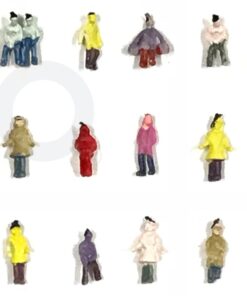 Colored Human Figures 1:200 (10 pcs)