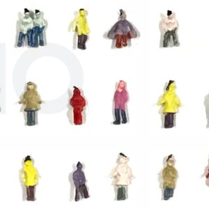 Colored Human Figures 1:200 (10 pcs)