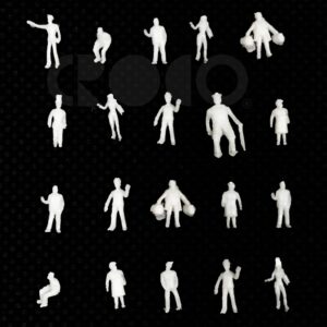 White Human Figures 1:200 (20 pcs)