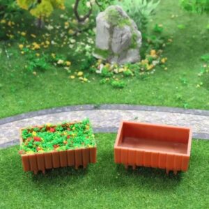 Rectangle Brown Bushes Box 1:50