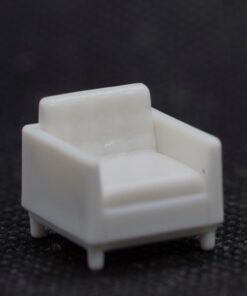 Square Arm Chair 1:50 (2 pcs)