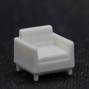 Square Arm Chair 1:50 (2 pcs)