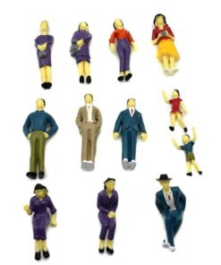 Alternative view of Colored Human Figures 1:25 (3pcs: 2xAdults - 1xChild)