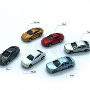 Colored Cars 1:200 (4 pcs)