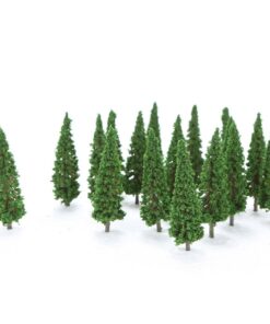 Long Thin Green Trees 6.5 cm (2 pcs) - Image 4