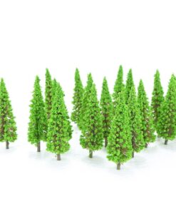 Long Thin Green Trees 6.5 cm (2 pcs) - Image 3