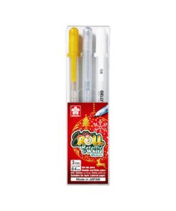 Sakura Gelly-Roll Metallic & White Pens Set