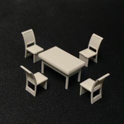 Dining Set (4 Chairs + Table) 1:50