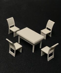 Dining Set (4 Chairs + Table) 1:50