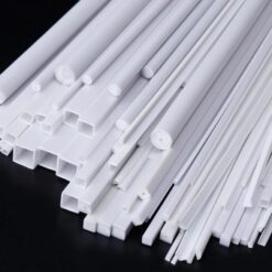Plastic Model Building Material Tubes-Sticks 50 cm (2pcs)