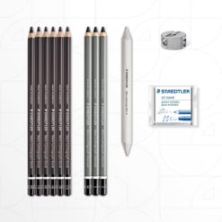Alternative view of Staedtler Mars Lumograph Charcoal Pencil 12pc Set