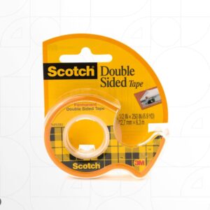 Scotch 3M Permenant Double Sided Tape 12.7 mm with Dispenser