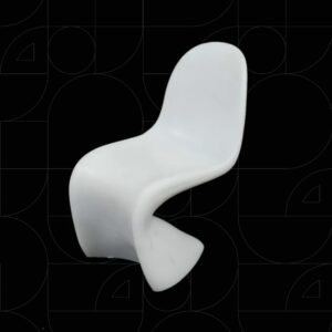 Panton Chair 1:25 - White (2pcs)