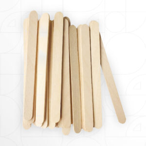 Wooden Ice cream Craft Sticks أعواد خشبية Size114x9mm - 50pcs