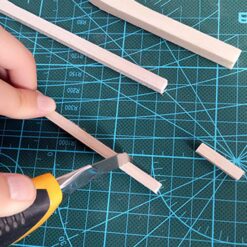 Balsa Wood Sticks خشب خفيف Circular 10cm