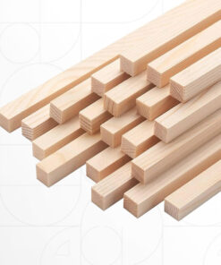 Wood Square Dowel Sticks 30cm