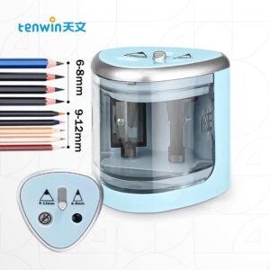 Electrical Pencil Sharpener Double Hole براية كهربائية ذات فتحتين tenwin