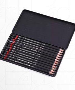 أقلام رصاص جودة منخفضة Uslon Sketching Lead Pencil Set of 12pens