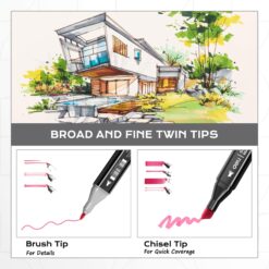 Alternative view of Deli Sketch Marker Set