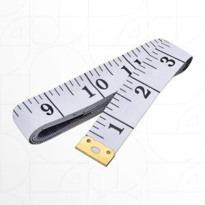 Soft Tape Measure شريط قياس مترين Double Scale 2m