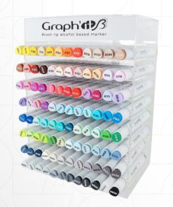 Graph'it Alcohol-Based Twin Tip Marker: Brush & Fineliner