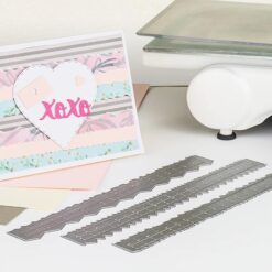مجموعة 3 حبات مسطرة تمزيق أطراف الورق Wavy Edge Paper Tearing Ruler 3pcs Set