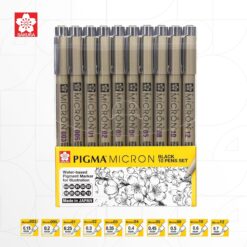 PIGMA MICRON Black 10 Pens Set