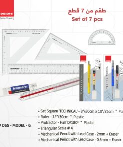 isomars Drafting Student Combo G Set of 7pcs