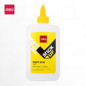 White Glue 230ml صمغ أبيض deli