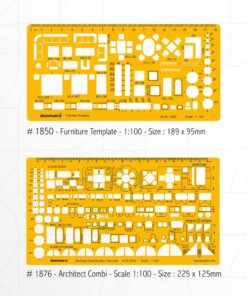 Alternative view of isomars Architecture & Furniture Template 1:100