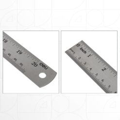 Steel Ruler مسطرة حديد deli - Image 3