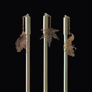 Golden Pen with Cute Medal