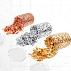 Alternative view of Gilding Foil Leaf Flakes رقائق أوراق التذهيب Bookey