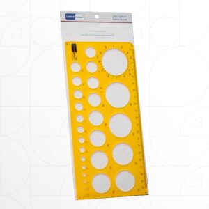 Circles Template 2-40mm مسطرة دوائر Leeno