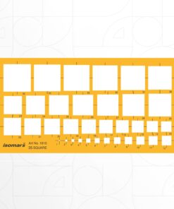 isomars Squares Template 35 Squ. (1-35mm)
