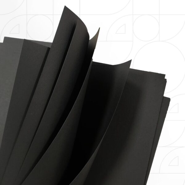 Black Paper Sheets ورق مقوى أسود Multipurpose 250g