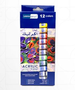 Acrylic Color ألوان أكرليك لينو - Set (12ml x 12 Tube)