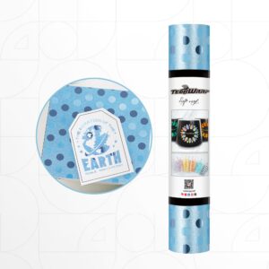Glitter Polka Dots Craft Vinyl