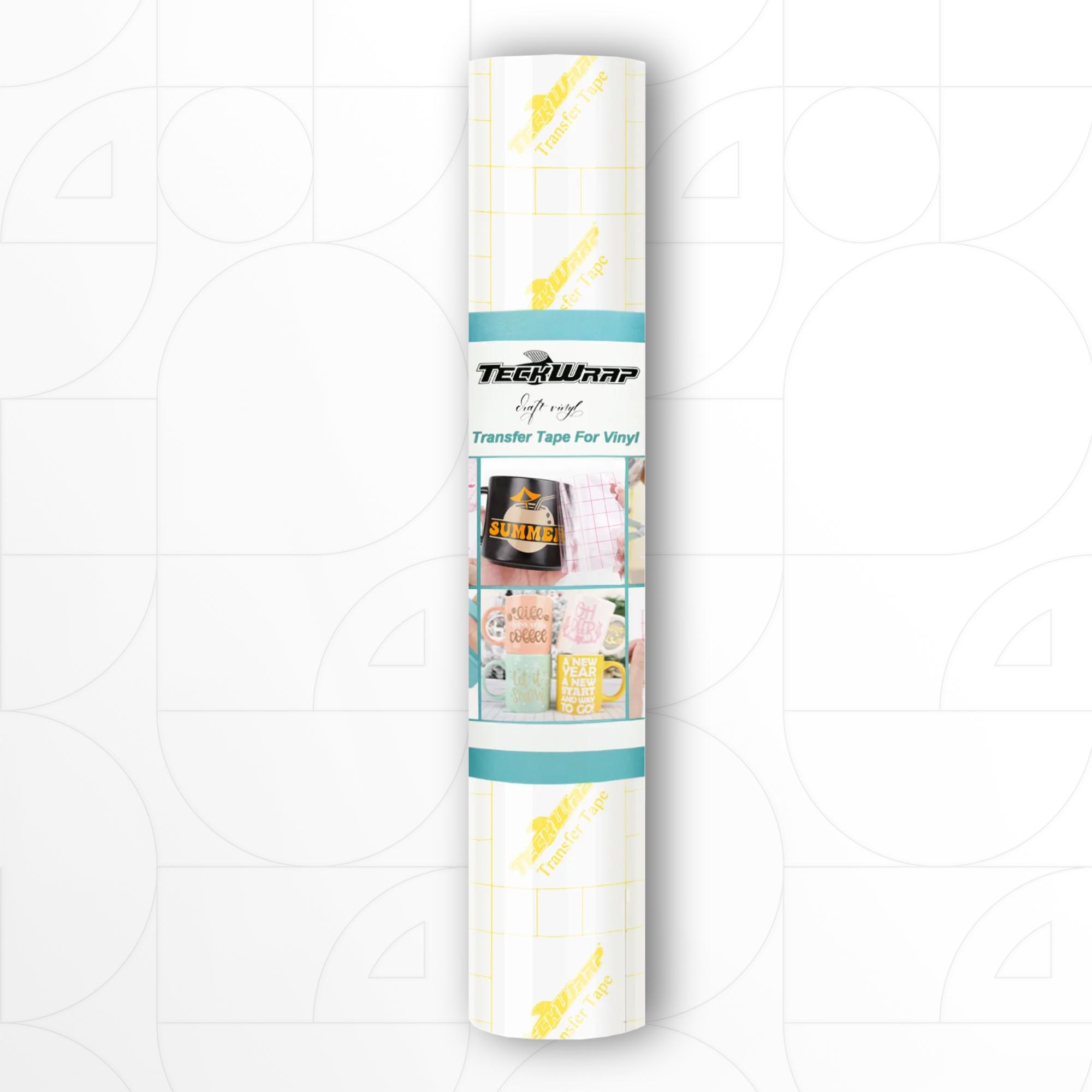 High Tack Transfer Tape 10ft Yellow Grid