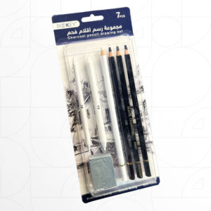 Charcoal Pencil Drawing Set مجموعة رسم أقلام فحم Bookey