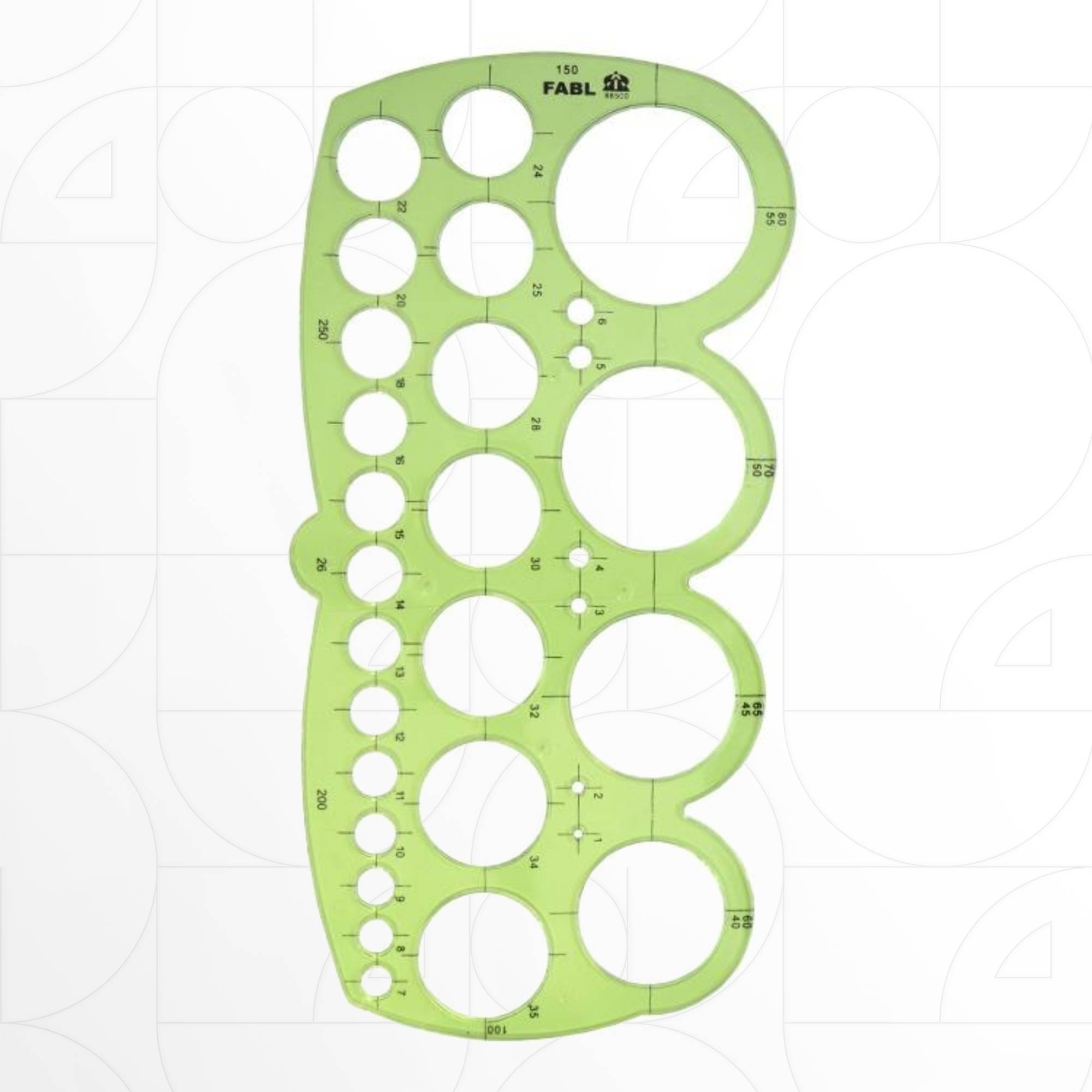 مسطرة دوائر Circles Template