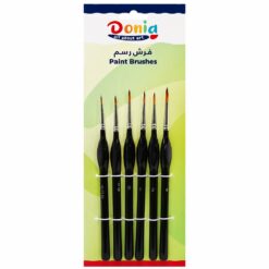 Donia paint Brushes set of 6