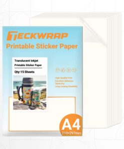 ورق بولي للطباعة Inkjet Printable Sticker Synthetic Paper